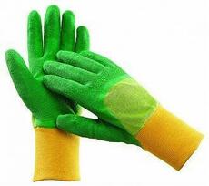 Pracovní rukavice dětské, máčené v latexu, velikost 5 - TWITE KIDS