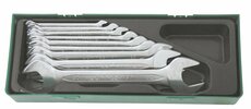Sada plochých klíčů, 6×7 - 30×32 mm, 10 kusů v kazetě - JONNESWAY W25110SP