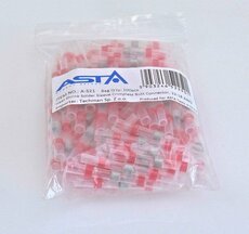 Smršťovací hadičky s cínem, 2.7 x 40 mm, 22-18 AWG, balení 100 ks - ASTA