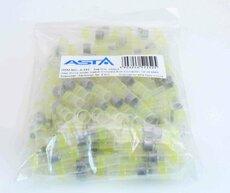 Smršťovací hadičky s cínem, 6.0 x 40 mm, 12-10 AWG, balení 100 ks - ASTA