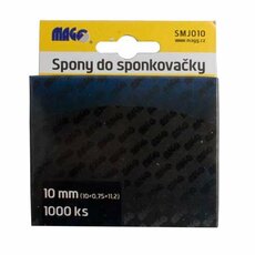 Spony do sponkovačky 10 x 0,75 x 11,2 mm, balení 1000 kusů