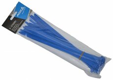 Stahovací pásky 5 x 250 mm, 50 kusů, modrá barva - ASTA