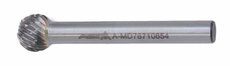 Tvrdokovová fréza - koule, 10 x 54 mm - ASTA