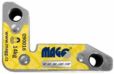 Úhlový magnet pravoúhlý, nosnost 14 kg