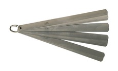 Ventilové (spárové) měrky 0,03 - 0,5 mm, extra dlouhé 150 mm, 11 listů