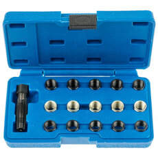 Vložky pro opravu závitů zapalovacích svíček M14 x 1,25, sada 16 dílů - ASTA