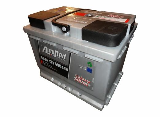 Autobaterie Galaxy Silver 60 Ah 12V, 241x175x191 mm