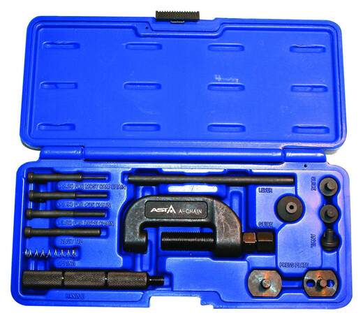 Nýtovací souprava motocyklových a rozvodových řetězů, rozteče 35 - 630 - ASTA