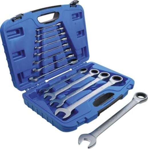 Očkoploché ráčnové klíče 8 - 32 mm, 13 dílů - BGS 6542