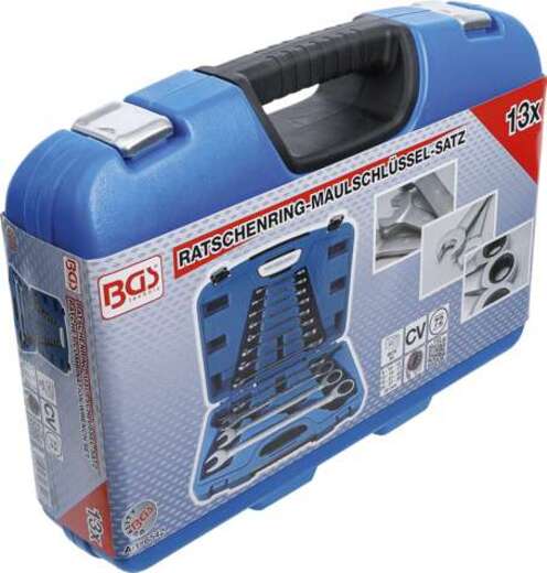 Očkoploché ráčnové klíče 8 - 32 mm, 13 dílů - BGS 6542