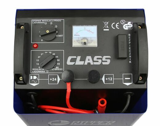 Nabíječka autobaterií - startovací zdroj, 12V/24V, 80-1000 Ah, pojízdný - Class 850