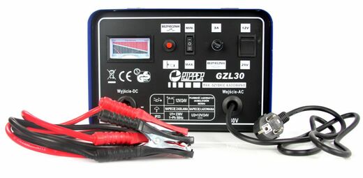 Nabíječka autobaterií 12/24V, 30-250 Ah - GZL-30