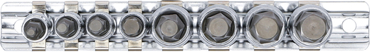 Bitové nástavce 1/4" a 3/8" na poškozené šrouby Imbus 3-10 mm, na liště - BGS 6847