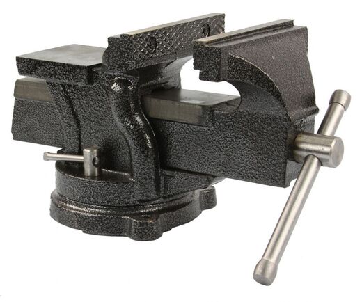 Dílenský svěrák, otočný, délka čelistí 125 mm