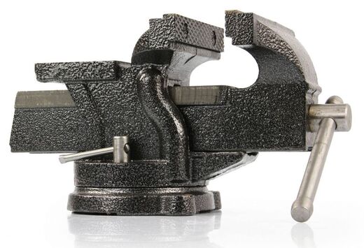 Dílenský svěrák, otočný, délka čelistí 125 mm