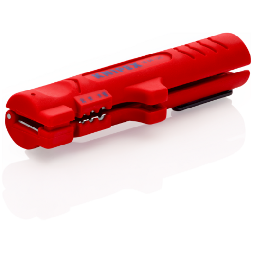 Odizolovací nástroj pro kabely plochého a kruhového průřezu, 4–13 mm - KNIPEX 16 64 125 SB