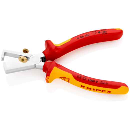 Odizolovací kleště, VDE, nastavitelné do 10 mm2 - KNIPEX 11 06 160