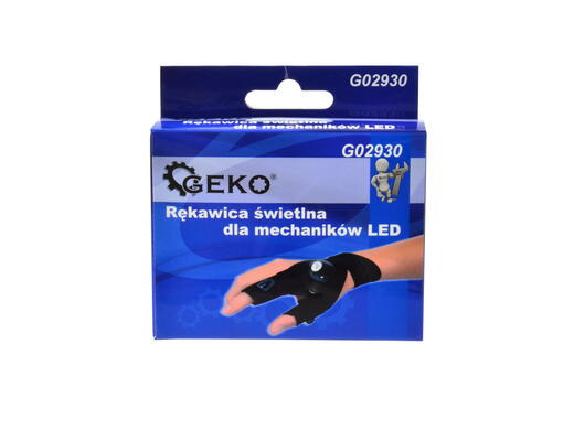 Svítící rukavice pro mechaniky, LED, 1 ks
