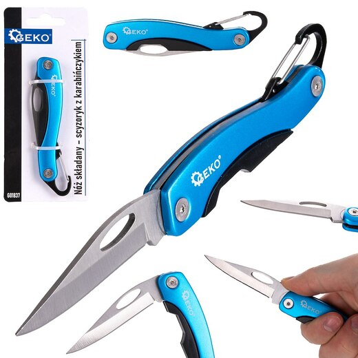 Kapesní nůž zavírací, délka 19 cm, s karabinou