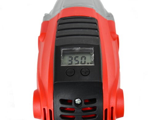 Rázový utahovák 1/2", elektrický, s LCD displejem, 150-350 Nm, s hlavicemi 17-22 mm