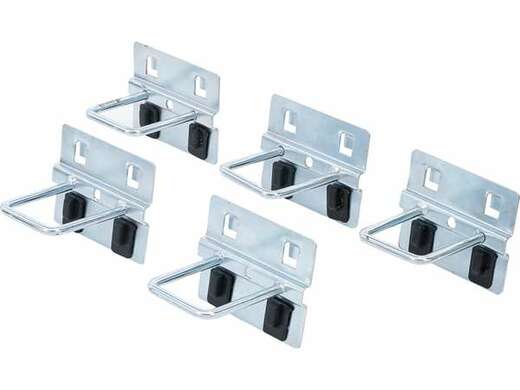 U-háčky pro systém nástěnných skříněk, 5 ks - BGS 80198