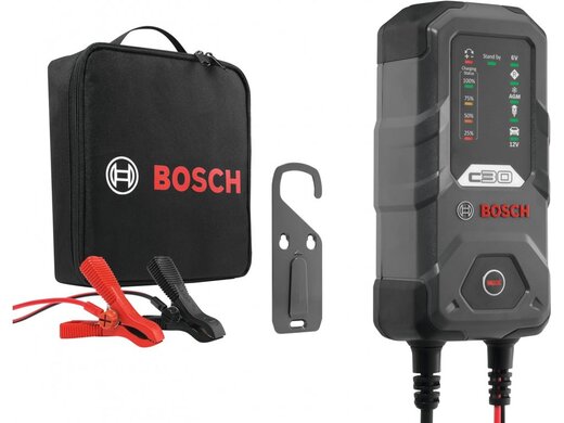 Nabíječka baterií 6V/12V, 1,2-14 Ah/14-120 Ah, 3,8A - Bosch C30