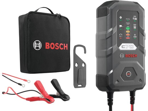 Nabíječka baterií 12V/24V, 14-300 Ah/14-120 Ah, 10A - Bosch C70