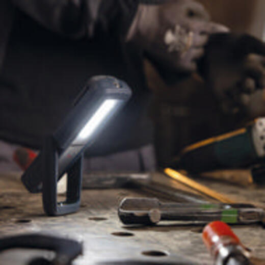 Pracovní svítilna LED, aku, s nabíjecí stanicí, až 500 lm, 2600 mAh,  - Scangrip UNIFORM