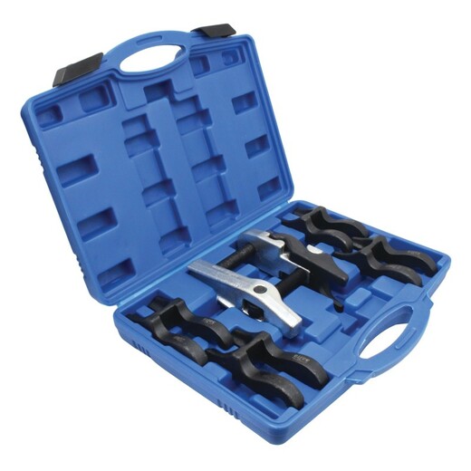 Stahovák kulových čepů s výměnnými vidlicemi 20-30 mm, sada 5 ks - SATRA