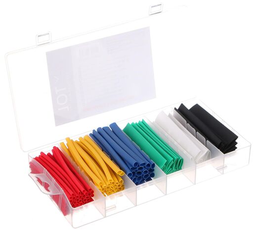 Sada smršťovacích bužírek MECHANIC TUBE SET 128, 128ks - SIXTOL