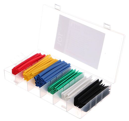 Sada smršťovacích bužírek MECHANIC TUBE SET 128, 128ks - SIXTOL