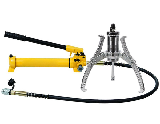 Dvou- nebo tříramenný hydraulický stahovák HHL-50FR, síla 50 t, s ruční pumpou