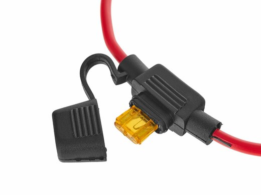 Pojistkové pouzdro 19 mm 25A + pojistka 5A