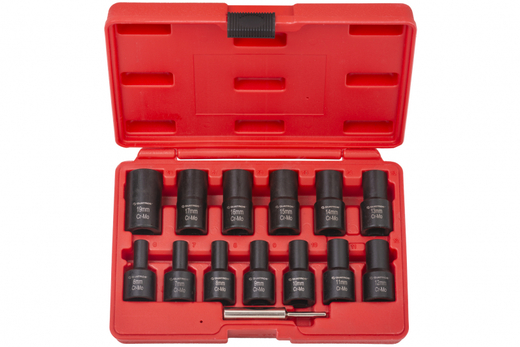 Sada nástavců 1/2'' pro stržené šrouby 14ks - QUATROS QS50930