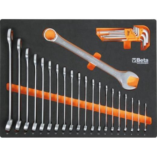 Sestava dílenského nábytku C45PRO 2X, 268 ks nářadí - Beta Tools