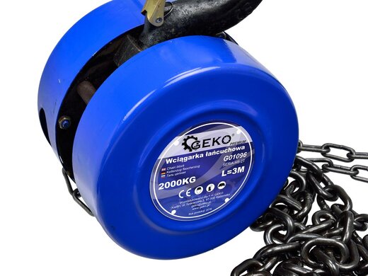 Řetězový kladkostroj 2 t x 3 m Premium GEKO