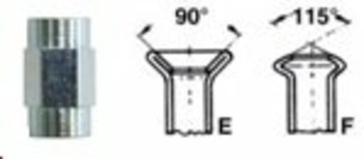 Šroubení brzdového potrubí, profil E, M10x1 vnitřní , 4,75 mm - Oboustranné