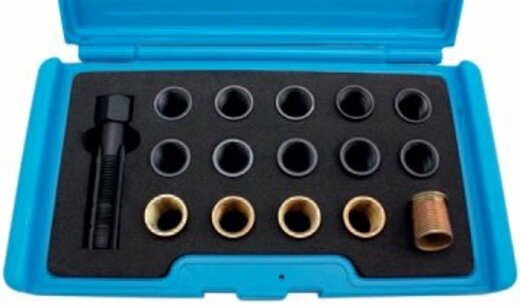 Sada na opravu závitů svíček M14x1,25 - BGS 149