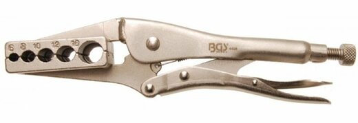 Kleště k zalisování a přidržení koncovek plastového potrubí - BGS 4498