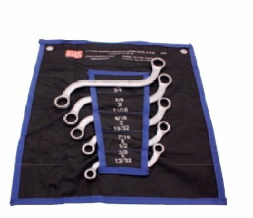 Klíče očkové "S" profil, palcové 5ks - BGS 32150