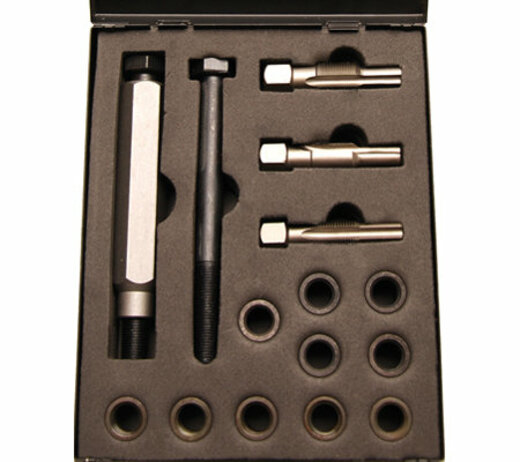 Sada na opravu závitů žhavicích svíček M10x1.0 - QUATROS QS14144