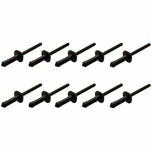 Umělohmotné trhací nýty, 25,2 x 6,3 mm, sada 10ks - BGS 8463-4