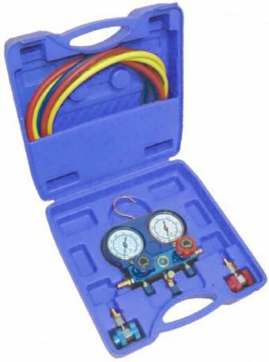 Sada na plnění a diagnostiku klimatizace automobilů, R134a – QUATROS QS13107