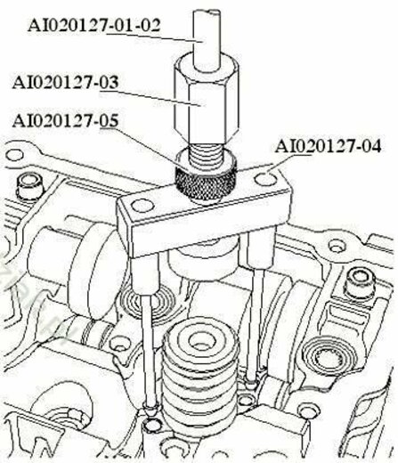 Stahovák vstřikovačů, vstřiků diesel VAG (VW) TDI PD a Common Rail - QUATROS QS20347