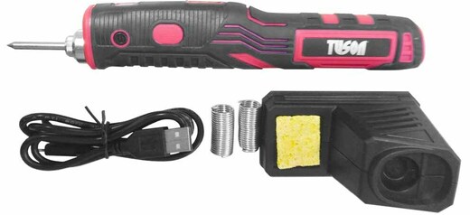 Aku páječka 8 W 1,8 Ah Li-Ion, nabíjecí USB - TUSON 130061