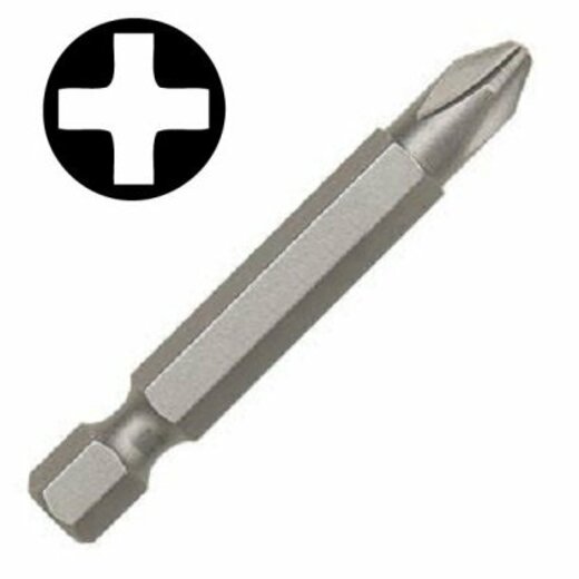 Bit křížový Phillips, rozměr PH2, úchyt 1/4", délka 25 mm - JONNESWAY D125P2A