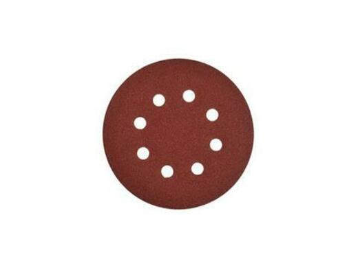 Brusný papírový kotouč P120, průměr 125 mm, 8 otvorů