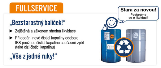 Čisticí kapalina RF pro mycí stoly, pomalé odpařování, sud 200 litrů - IBS Scherer