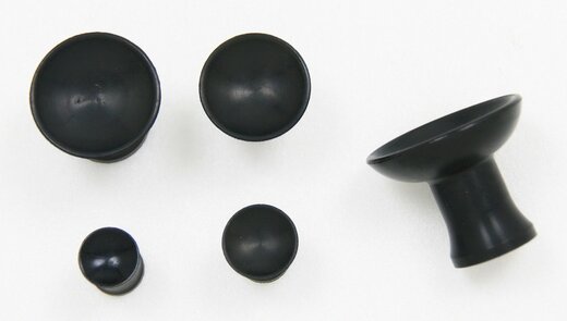 Gumové koncovky 16 - 35 mm, 4 kusy, pro pneumatickou lapovačku JONNESWAY JAT-1041