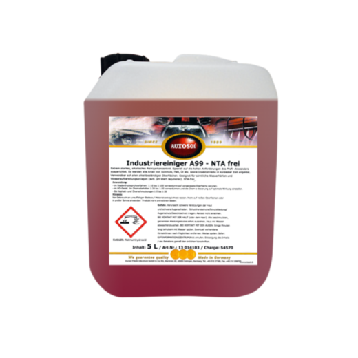 Industrial Cleaner A99 průmyslový čistič, kanystr 5 litrů